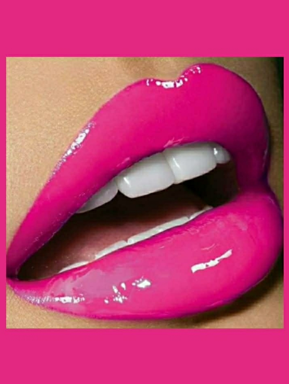 🔴3/$15! Ciate Patent Pout Lip Lacquer in Drama Queen (Vibrant Pink) 7 mL *BNIB
